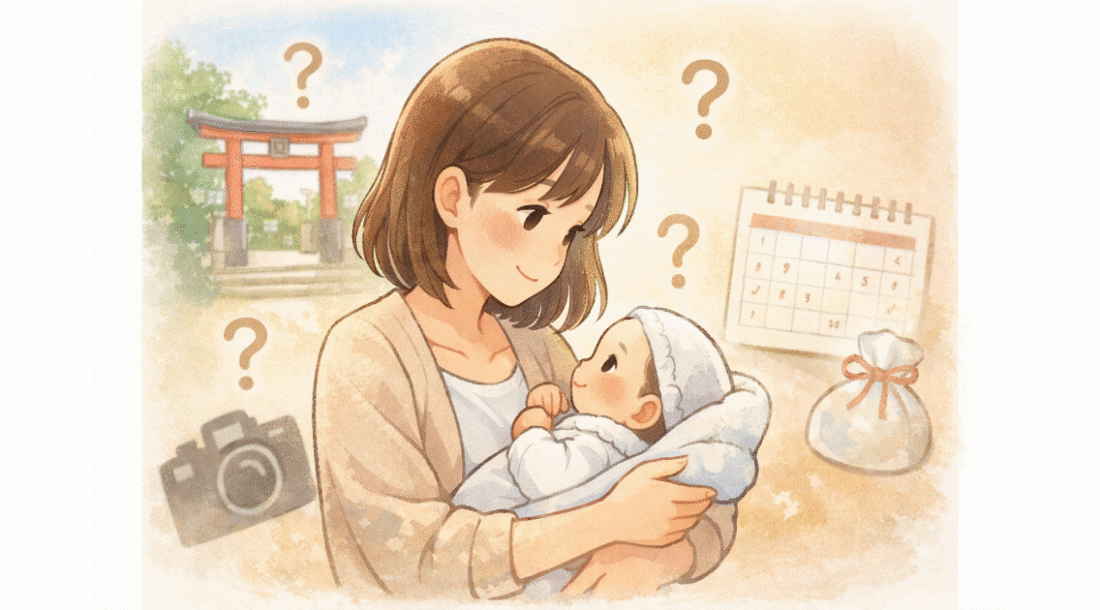 赤ちゃんと母親の優しい瞬間